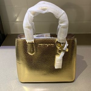 Michael Kors Adele Medium Leather Messenger Bag